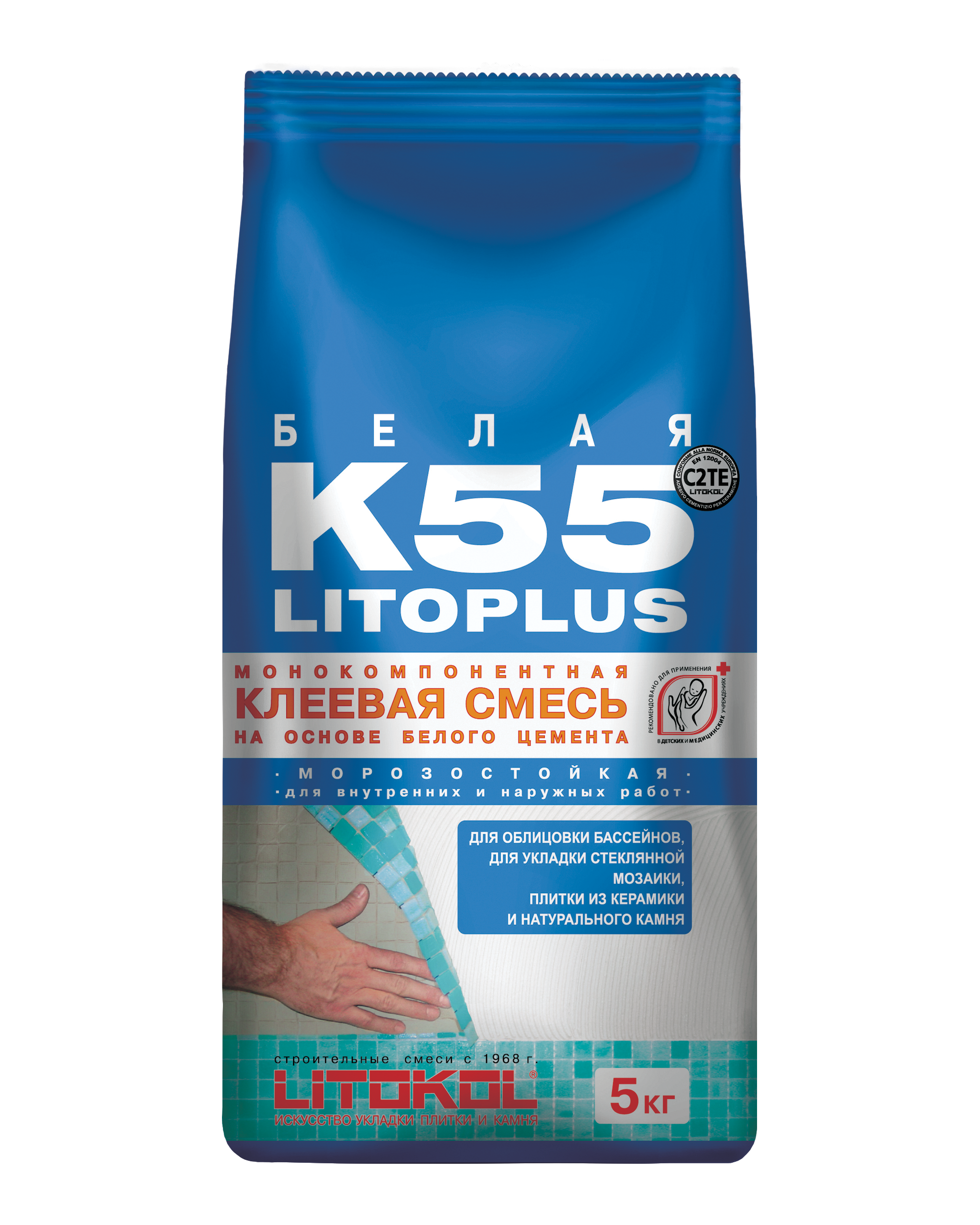 Купить LitoPlus K55-клеевая смесь 5kg Al.bag в Ростове-на-Дону-2
