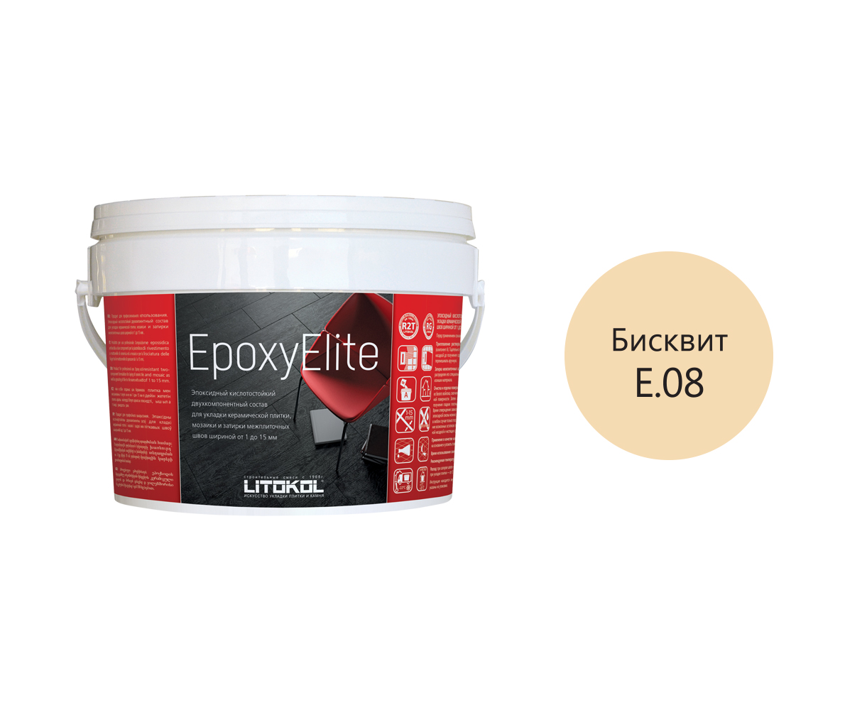 Купить EpoxyElite E.08 БИСКВИТ затир. смесь 1,0 kg bucket в Уфе-2