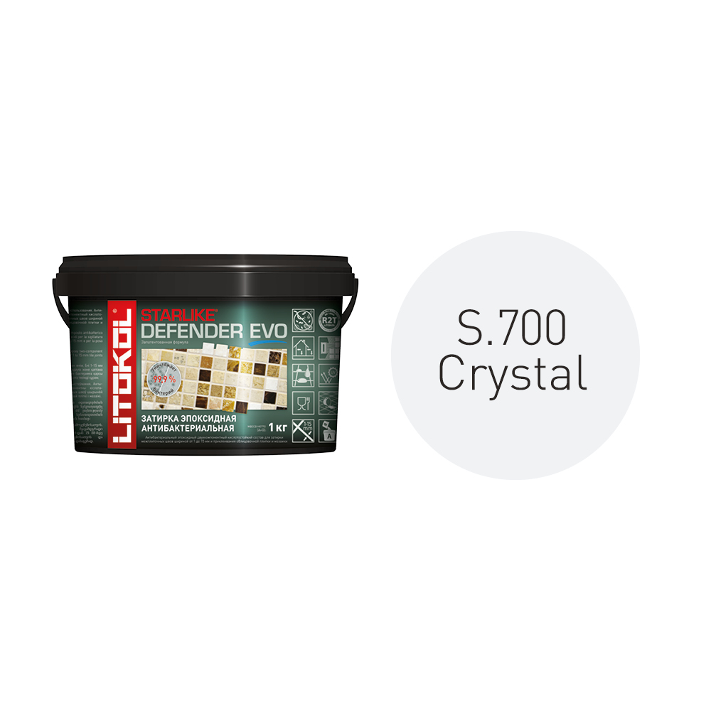 Купить STARLIKE Defender EVO S.410 VERDE SMERALDO эпоксидный состав  1,0 kg bucket в Москве