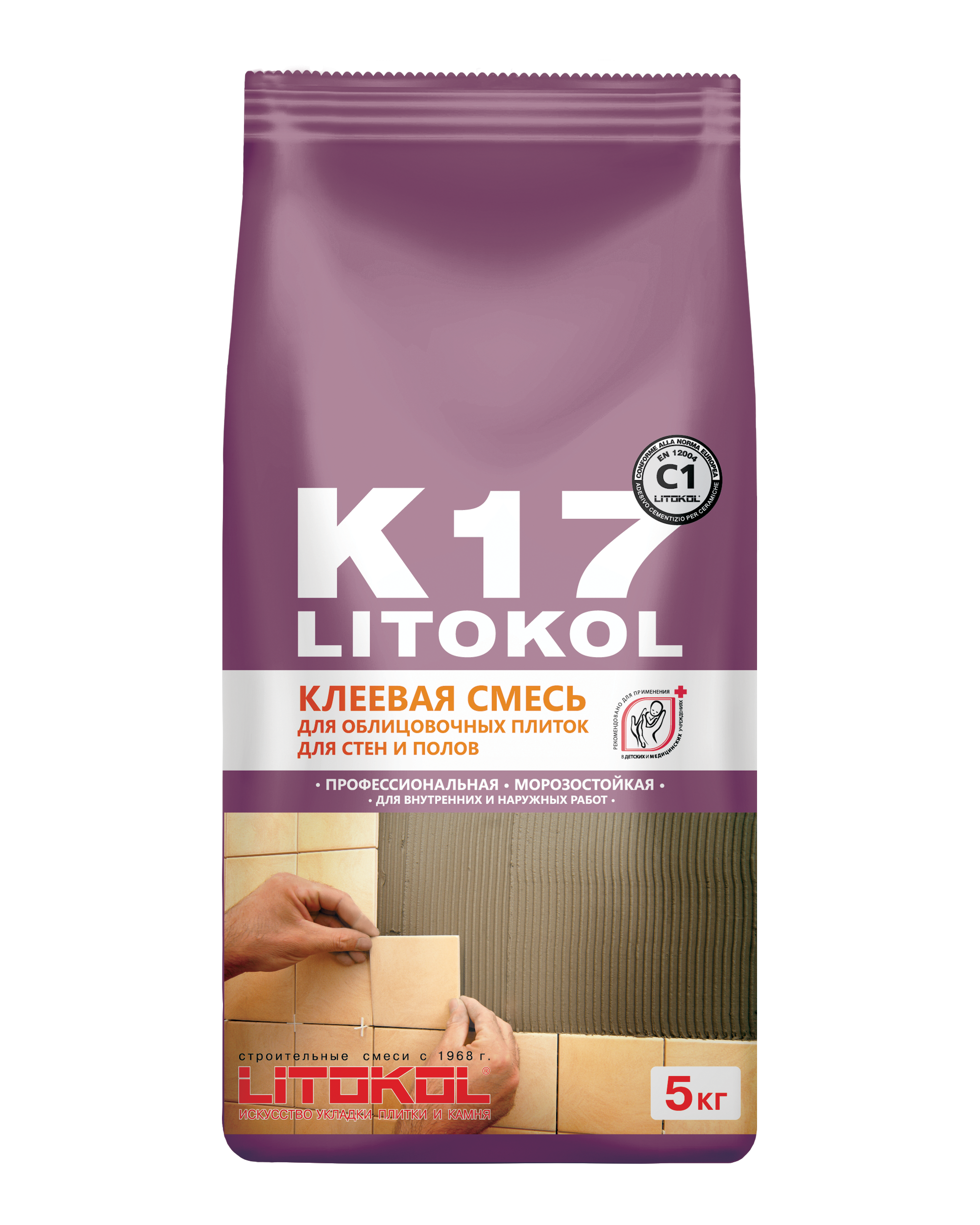 Купить LitoFlex K80-клеевая смесь 5kg Al.bag в Москве