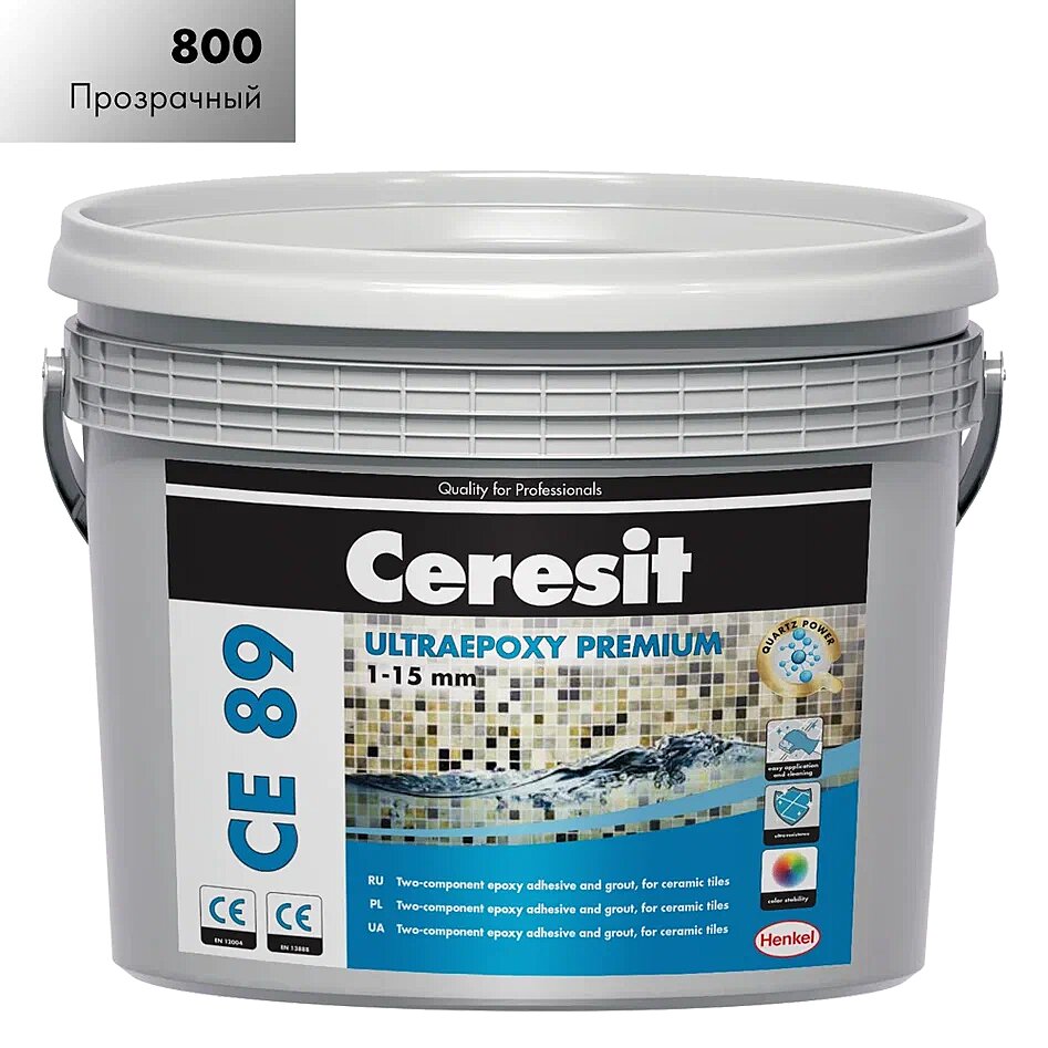 Купить Эпоксидная затирка Ceresit CE89 2,5kg White 801 в Москве