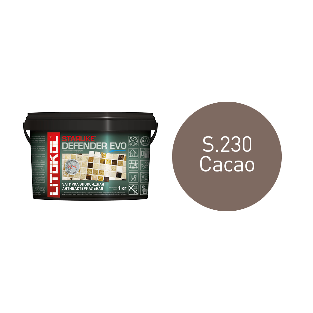 Купить STARLIKE Defender EVO S.215 TORTORA антибакт.затир.смесь 1kg bucket в Москве