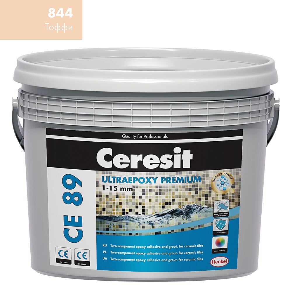 Купить Эпоксидная затирка Ceresit CE89 2,5kg P.Gray 807 в Москве