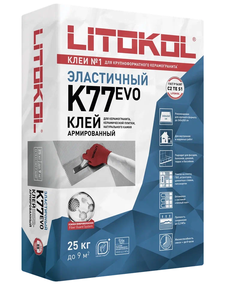 Купить LitoElastic EVO белый-двухкомпонентный клей 5kg bucket в Москве
